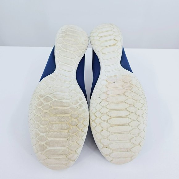 LISSOM Flytes 11.5 Ballet Flats Blue White Soles Slip On Comfort Light Stretchy - Picture 12 of 15